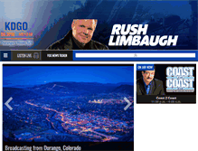 Tablet Screenshot of kdgoradio.com